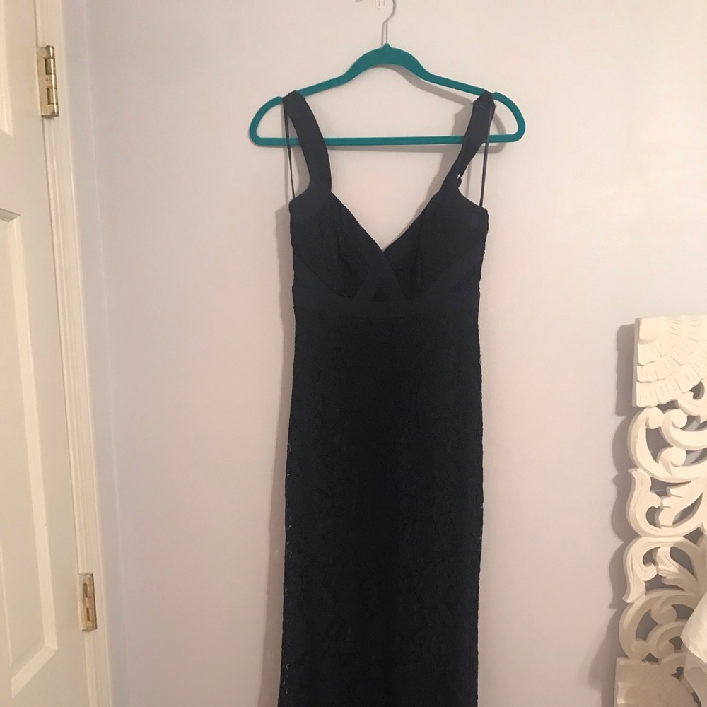 Floor length Lace gown